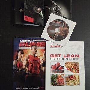 Les Mills PUMP Workout Set with Get Lean Nutrition & Workout Guide